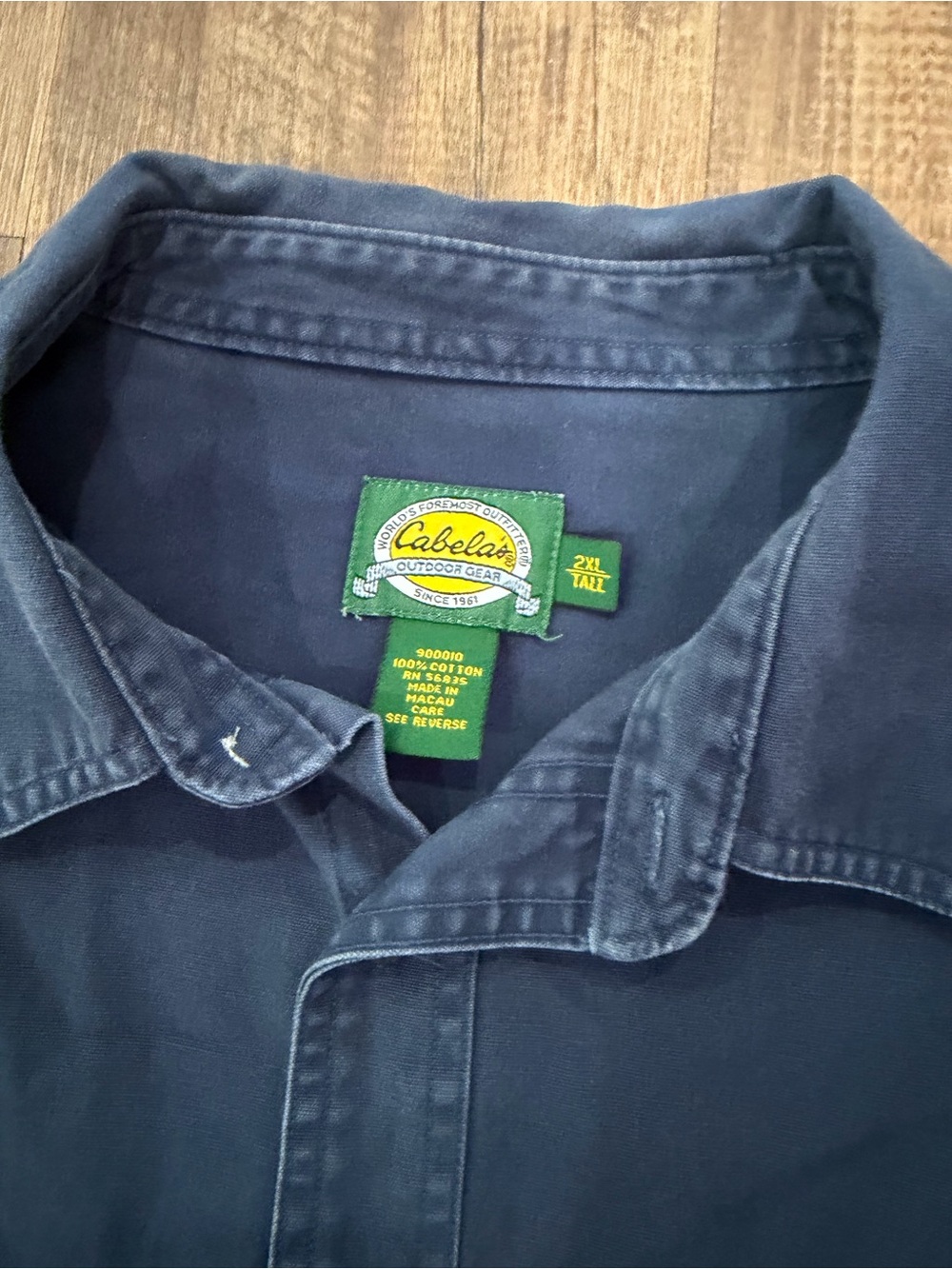 Cabela's Men's Navy Button-Front Shirt Jacket